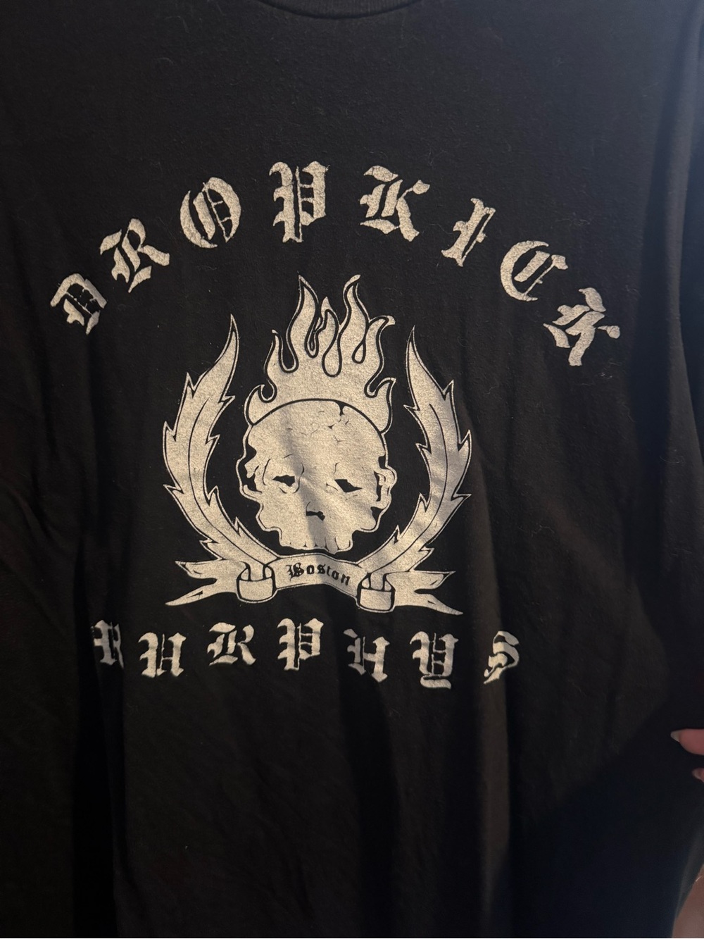 Black Dropckick Murphys Graphic Skull Tee